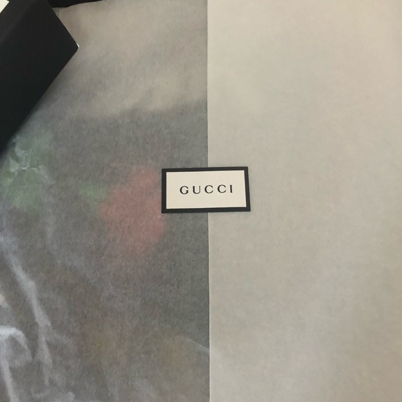 Gucci Floral Web Wool and Silk Scarf - Picture 4 of 8